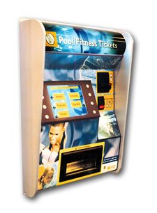 Picture of Ticketing Kiosk. Please click to see in more detail