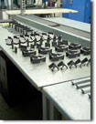 Batch manufacturing of internal assemblies for new parking meter.  Click to view larger image.